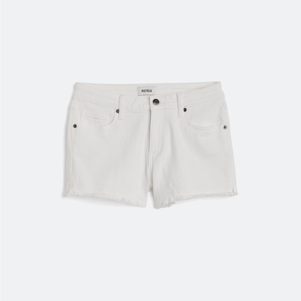 Pistola Women's White Denim Shorts